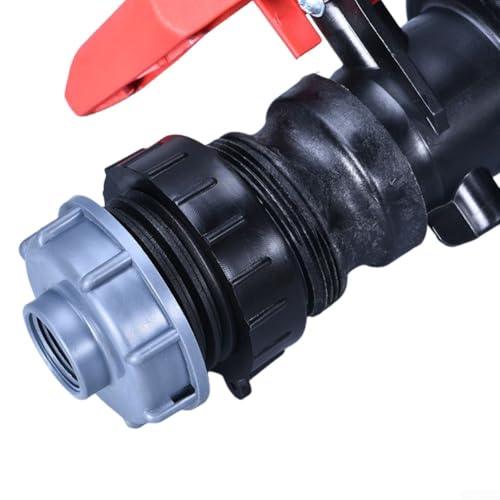 IBC Tankadapter passend für Schutzventil und Gartentankanschluss mit 62mm auf 60 Gewindeanschluss zum Anschluss externer PVC- und PPR-Rohre IBC Tankadapter passend für Schutzventil und Gartentankanschluss mit 62mm auf 60 Gewindeanschluss zum Anschluss externer PVC- und PPR-Rohre von Startbuymore