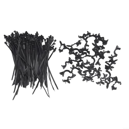 Kabel-Clips für Autos, Kabelführung für sichere Kabelführung, 150 Stück Kabel-Clips für Autos, Kabelführung für sichere Kabelführung, 150 Stück von Startbuymore
