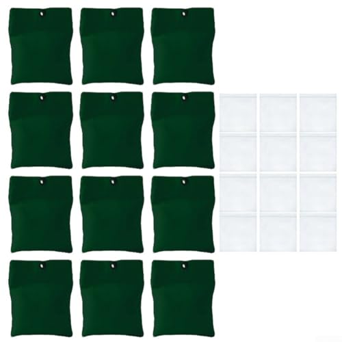 Komplettes Set von Outdoor-Vorhang-Gewichtstaschen mit Metallklemmen für verbessertes Vorhang-Management im Freien (12 Stück) von Startbuymore