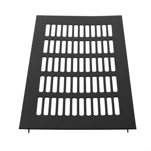 Lüftungsgitter, rechteckig, Aluminium, 100 mm, für Kleiderschrank, mit widerstandsfähigem Legierungsmaterial (100 x 225 mm) von Startbuymore