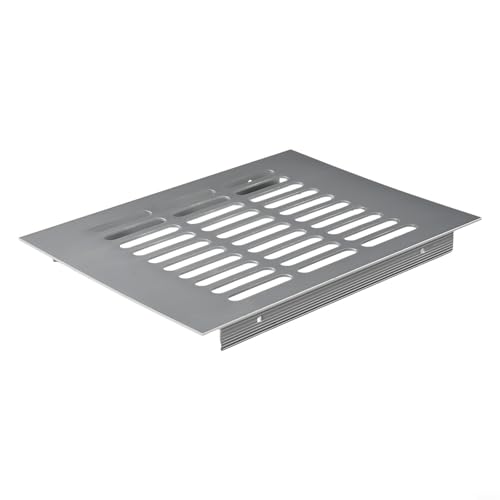 Lüftungsschlitz-Abdeckung, 150 mm, Aluminium, für Kleiderschrank und Badezimmer, Luftstromlösungen (150 x 200 mm) von Startbuymore