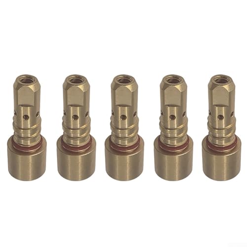 MIG Schweiß-Gasdiffusor für Lincoln für Magnum Pro 250 A 350 A Taschenlampe KP27461 Kupferdüsen mit Dichtungsringen für langlebige Schweißanwendung, 5 Stück von Startbuymore