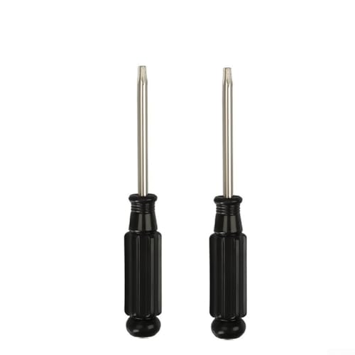 Manipulationssicher für Torx-Sicherheits-Schraubendreher-Set für T30 6-Lappen-Schraubenloch-Schraubendreher mit Chrom-Vanadium-Stahlstange und PVC-Griff (2 Stück) von Startbuymore