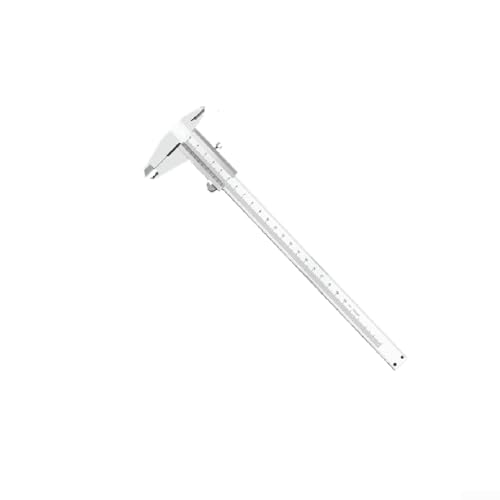 Mechanischer Messschieber aus Edelstahl mit präziser 0 02 mm Auflösung, leicht für einfache Handhabung und kommt mit schützender Aufbewahrungsbox (200 mm) von Startbuymore