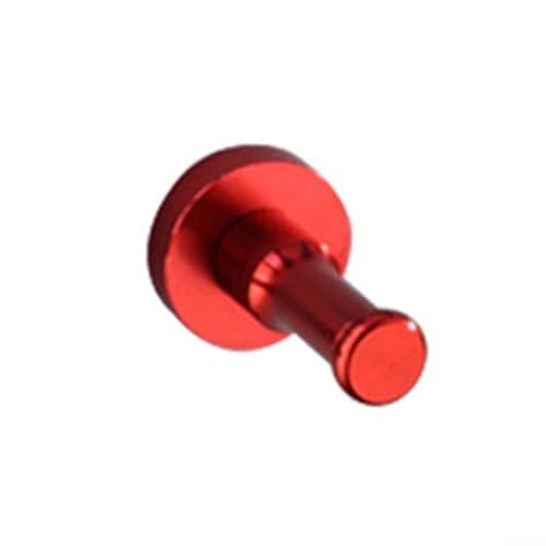 Mehrzweck-Wandhaken aus Aluminium zum Aufhängen von Kleidung, Hüten und Schlüsseln (rot) von Startbuymore