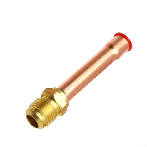 Messing-Rohrverschraubungsadapter mit 45-Grad-Kupferrohr für Klimaanlagen- und Kühlgeräte, auslaufsichere Gewindedichtung (4 Punkte φ12,7) von Startbuymore