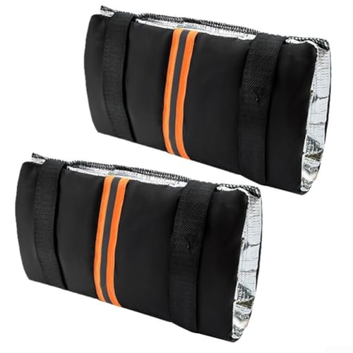 Outdoor-Wasserhahn mit 2 isolierten wasserdichten Winter-Wasserhahnabdeckungen mit reflektierendem Streifen und Zinnfolien-Schicht, um Einfrieren zu verhindern von Startbuymore