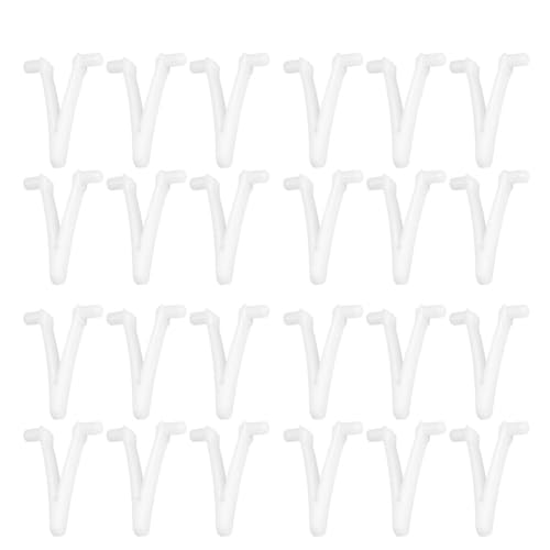 Pool V Clips zur sicheren Befestigung von Reinigungswerkzeugen, entwickelt für Skimmer und Bürsten (24 Stück) von Startbuymore