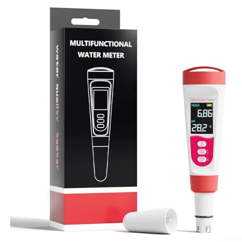 Professioneller digitaler 4-in-1-Wassertester für pH-Wert, Temperaturmessung mit automatischer Kalibrierung und wasserdichter IP67-Funktion Professioneller digitaler 4-in-1-Wassertester für pH-Wert, Temperaturmessung mit automatischer Kalibrierung und wasserdichter IP67-Funktion von Startbuymore