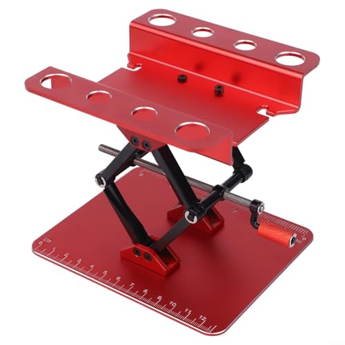 RC-Auto-Reparaturständer aus Aluminiumlegierung, verstellbar und rostbeständig für langfristige Nutzung (rot) von Startbuymore