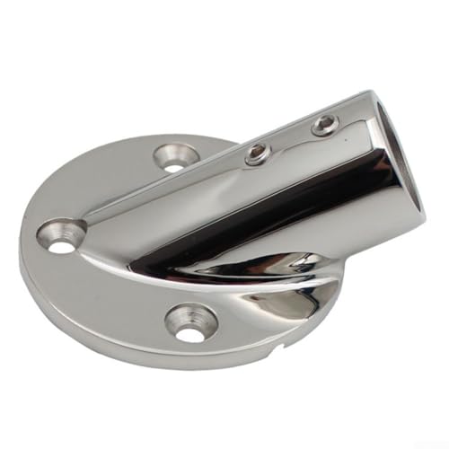 Runde Basis für 22 mm Marine-Rohrdeck-Handlauf 316 Edelstahl für stabile Unterstützung und nahtlose Integration (30°) von Startbuymore