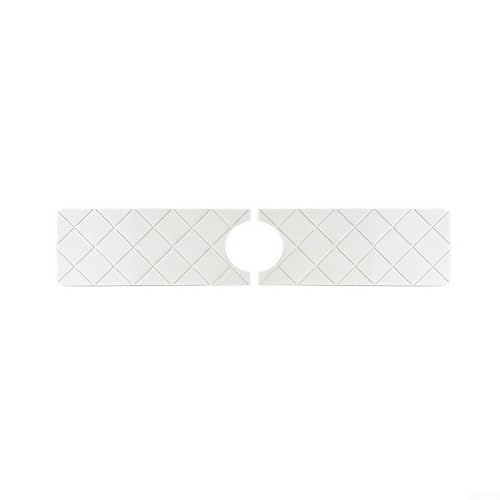 Schnell trocknende Kieselgur-Untersetzer für Spülen, 40 cm und 60 cm, für Effizienz zu Hause (weiß, 40 x 10 cm) von Startbuymore
