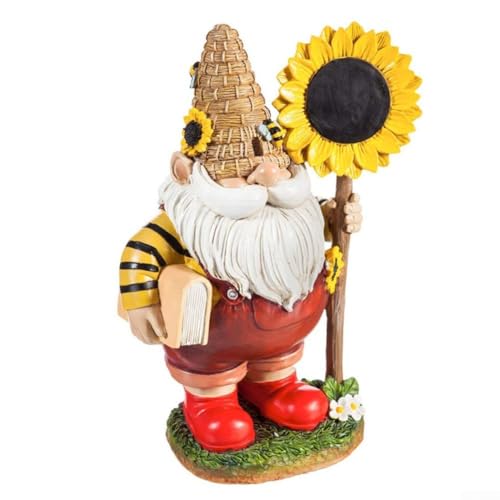 Schöne handbemalte Gartenzwerg-Statue für den Innen- und Außenbereich, eine tolle Ergänzung für Ihr Haus oder Ihren Garten (A) von Startbuymore