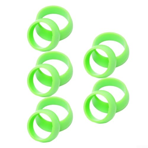 Silikon-Schutzringe für Fahrradsattelstützen, Staubschutz, passend für 25, 4 mm und 27 mm, Grün, 10 Stück Silikon-Schutzringe für Fahrradsattelstützen, Staubschutz, passend für 25, 4 mm und 27 mm, Grün, 10 Stück von Startbuymore