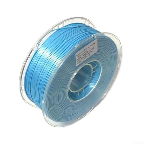 Silk for PLA Filament 1, 75 mm for FDM for 3D Printers, Glossy Finish Enhancing Printed Models, Smooth Operation with Excellent Adhesion (Blue and Blue) von Startbuymore