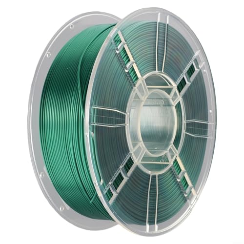 Silk for PLA Filament 1, 75 mm for FDM for 3D Printers, Glossy Finish Enhancing Printed Models, Smooth Operation with Excellent Adhesion (Green) von Startbuymore
