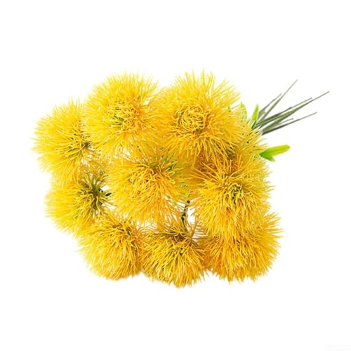 Skurrile Pusteblume Kunstblume Dekoration für Hochzeit Büro Party (C128 (C130 Gelb) von Startbuymore