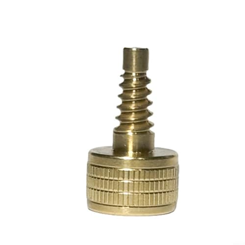 Startbuymore 17 mm Billardqueue-Messinggewichtschraube, goldene Messingqueue-Spitzen-Verbindungsschraube, Billardqueue-Schraube, Pool-Queue-Verlängerungsschraube (großer Spitzzahn) von Startbuymore