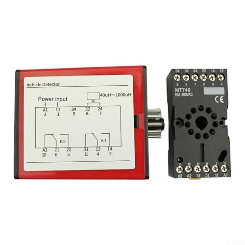 Startbuymore 240 V Eink-Fahrzeug-Schleifensensor, Loop-Fahrzeug-Sensor, Detektor für Sicherheitsausgänge, Tor-Parkeingang und Verkehrskontrolle (12 V) von Startbuymore