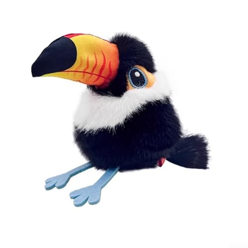 Startbuymore Wiederaufladbares Katzenspielzeug in Vogelform mit automatischem Standby- und Reaktivierungsfunktionen für spontanes Spielen (Toucan) von Startbuymore