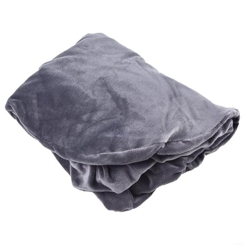 Stretch-Samt-Stuhlbezug für hohe Sessel, geeignet für Esszimmer und Zuhause, Silberfuchs-Stoff mit Anti-Falten, Anti-Pilling- und schmutzabweisenden Eigenschaften (dunkelgrau) von Startbuymore