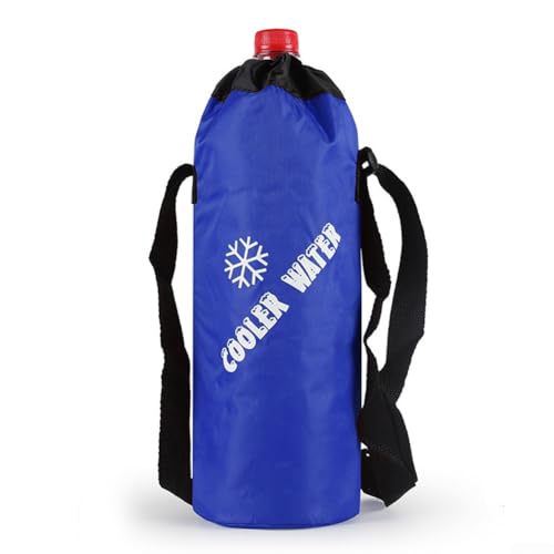 Thermoisolierte Becherhülle und Wasserflaschenträger mit praktischem Crossbody-Design für aktive Nutzung im Freien (klein blau) von Startbuymore