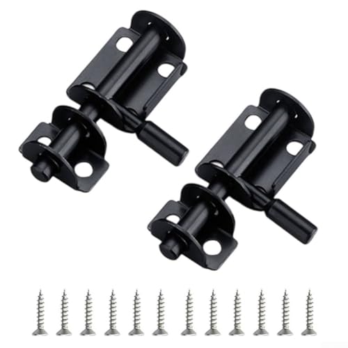 Türriegel 2er Set mit Schrauben für Tore, Fenster und Innenräume (S) von Startbuymore