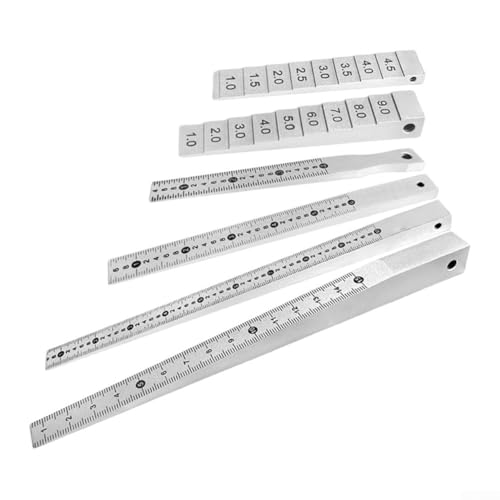 Verchromtes Kegellehre für verbesserte Haltbarkeit beim Messen von Lücken und Rillen, professionelles Werkzeug (0,5–10 mm) von Startbuymore