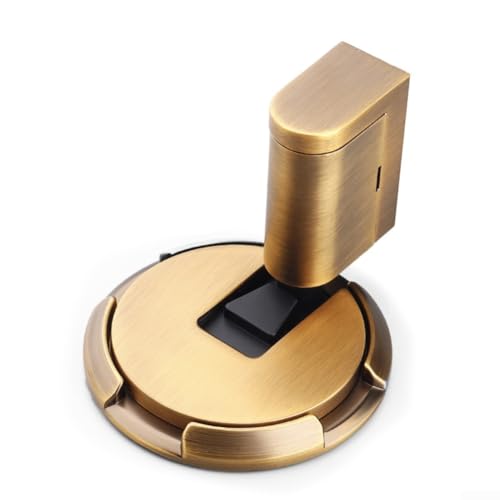 Verstellbarer NoDrill Türkeilstopper für ruhige Türsicherung für Zuhause und Büro mit Zinklegierung Konstruktion (gelb) von Startbuymore