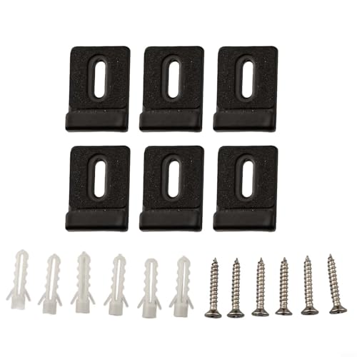 Wandbefestigungsclips für Spiegel und Tafeln inkl. 6 Metallteilen Wandbefestigungsclips für Spiegel und Tafeln inkl. 6 Metallteilen von Startbuymore