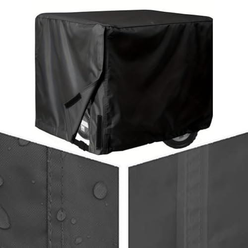 Wasserdichte Generator-Schutzabdeckung mit anpassbarer Passform für verbesserte Stabilität bei schlechtem Wetter (96 x 76 x 71 cm) von Startbuymore