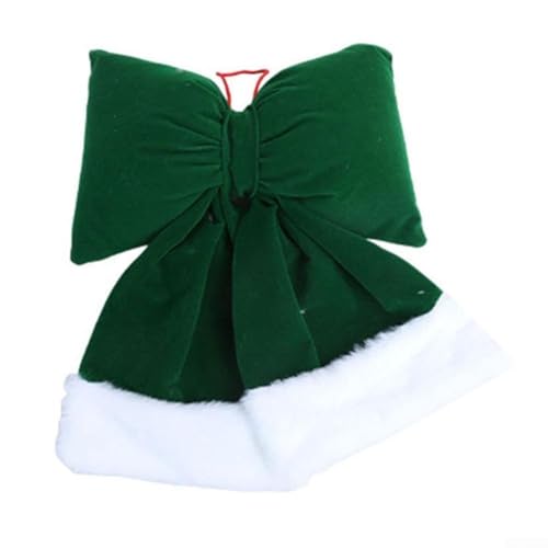 Weihnachtsschmuckschleife für festliche Dekoration, aus Stoff mit leichtem Design zum einfachen Aufhängen an Bäumen und Displays (L) von Startbuymore