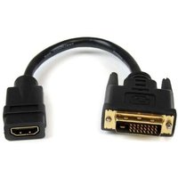 Com 20cm hdmi® zu dvi® Adapter - dvi-d Stecker - hdmi Buchse - Video Konverter Kabel - schwarz, lebenslange Garantie - Startech von Startech