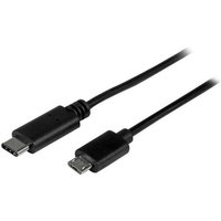 Startech - com usb-c Micro-B Kabel - St/St - 2m - usb 2.0 - 2 m - usb c - Micro-USB b - Mnnlich/mnnlich - Schwarz - Gerade (USB2CUB2M) (USB2CUB2M) von Startech