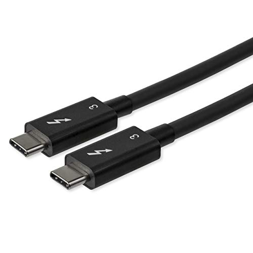 StarTech.com 80cm Passives Thunderbolt 3 Kabel, 40Gbps, 100W PD, 4K/5K Video, Thunderbolt Kabel, Kompatibel mit USB4/DP Alt Mode, Thunderbolt 4, USB 3.2/Typ-C (TBLT34MM80CM) von StarTech