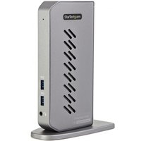 StarTech.com USB-C USB-A-Dock - Hybrid Universal USB 3.0 Dockingstation für USB-C- oder USB-A-Laptop - Dual-Monitor 4K 60Hz HDMI / DisplayPort - 6x von Startech