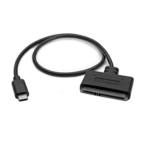 StarTech.com USB C auf SATA Adapter Kabel für 2,5in SSD/HDD - USB 3.1 (10Gbit/s) - Thunderbolt 3 kompatibel - SATA I/II/III (USB31CSAT3CB) von StarTech.com