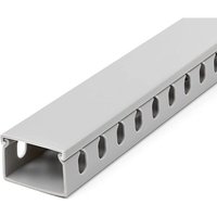 STARTECH.COM 2m Verdrahtungskanal - 38x25mm - Kabelkanal mit 8mm Schlitze - PVC-Netzwerkkabelabdeckung - bis zu 20 Kabel von Startech