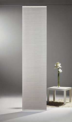 Startex Flächenvorhang, Polyester, Weiß, 260 x 60 cm von Startex