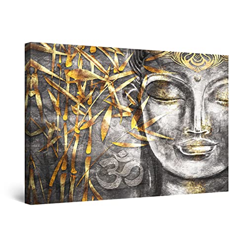 Startonight Bilder Bodhisattva Buddha - Leinwandbilder Moderne Kunst - Abstrakte Wanddeko Kunstdrucke, Wandbilder 60 x 90 cm, Tag Nacht Bild von Startonight