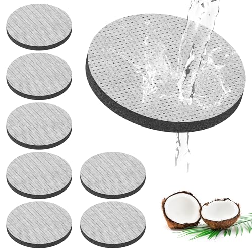 8 Stück Wasserfilter MicroDisc für Brita Wasserflasche, Wasserfilterscheiben als Ersatz Kompatibel mit Brita Wasserflasche Fill & Go, Reduziert Chlor, Mikropartikel und andere Verunreinigungen von Starvortex