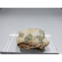 Fluorit Mit Druzy Quartz Kristallen von Starwalkervintage