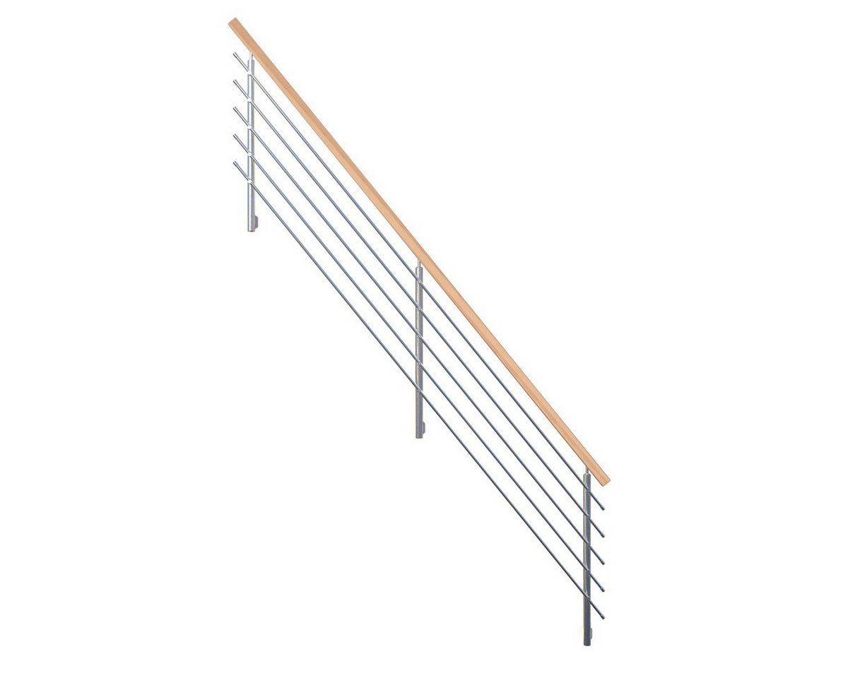 Starwood Treppengeländer Treppengeländer Modell Kos - für Stahltreppe-13 Starwood Treppengeländer Treppengeländer Modell Kos - für Stahltreppe-13 von Starwood
