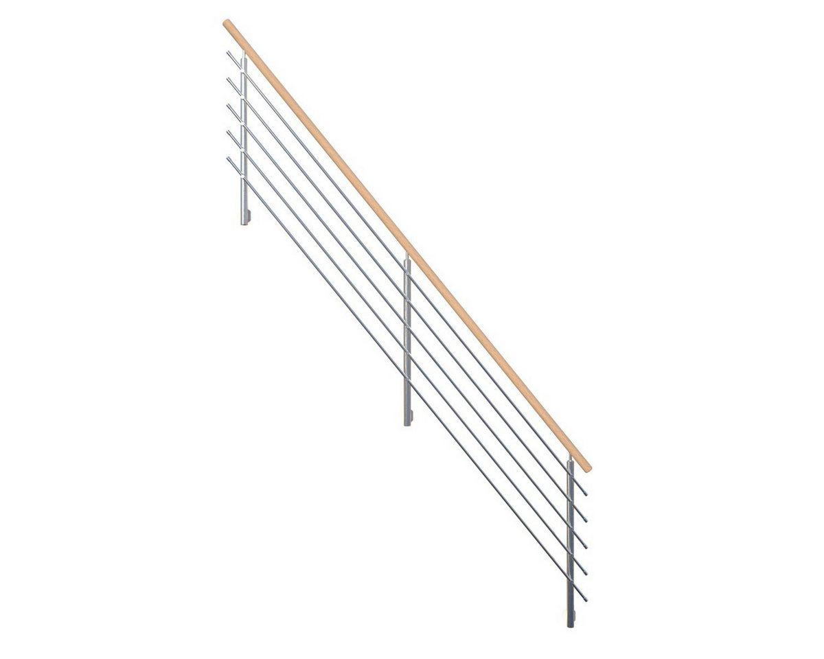 Starwood Treppengeländer Treppengeländer Modell Kos - für Stahltreppe-15 Starwood Treppengeländer Treppengeländer Modell Kos - für Stahltreppe-15 von Starwood