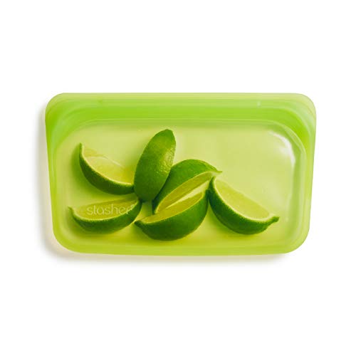 Stasher Lebensmittelbeutel aus wiederverwendbarem Silikon Snack lime Stasher Lebensmittelbeutel aus wiederverwendbarem Silikon Snack lime von Stasher