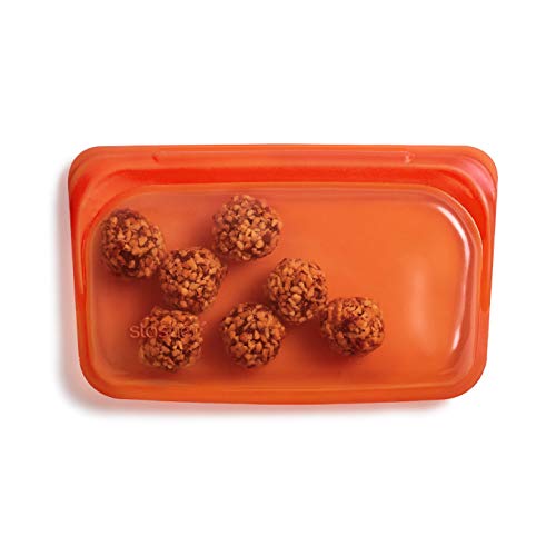 Stasher Lebensmittelbeutel aus wiederverwendbarem Silikon Snack zitrusgelb Stasher Lebensmittelbeutel aus wiederverwendbarem Silikon Snack zitrusgelb von Stasher