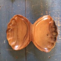 "Affe Pod Holz Serviertablett "Philippinen" - Mid Century Schüssel Tablett." von StateAndMainVintage