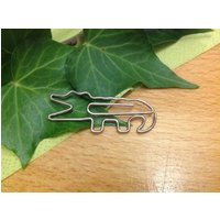 Big D-Clips Metallic Silber Büroklammern - Krokodil, Geschenkideen; Zurück in Der Schule Big D-Clips Metallic Silber Büroklammern - Krokodil, Geschenkideen; Zurück in Der Schule von Stationerycolours