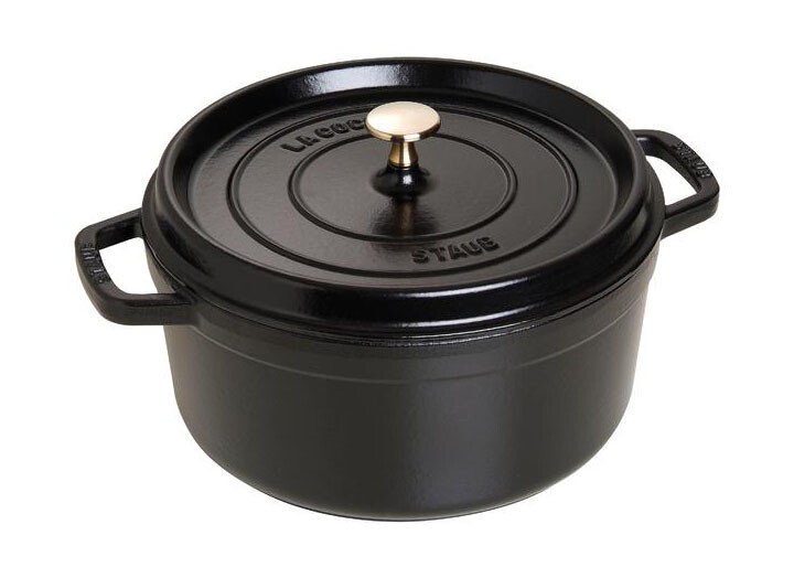 Cocotte 26 cm schwarz von Staub