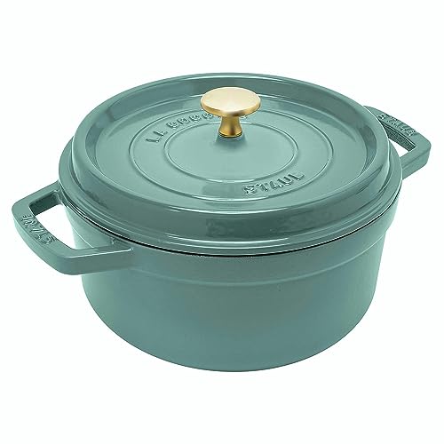 Staub, La Cocotte, Cocotte, 22cm, 2,6l, Eukalyptus, Gusseisen, rund, 1025321 von STAUB